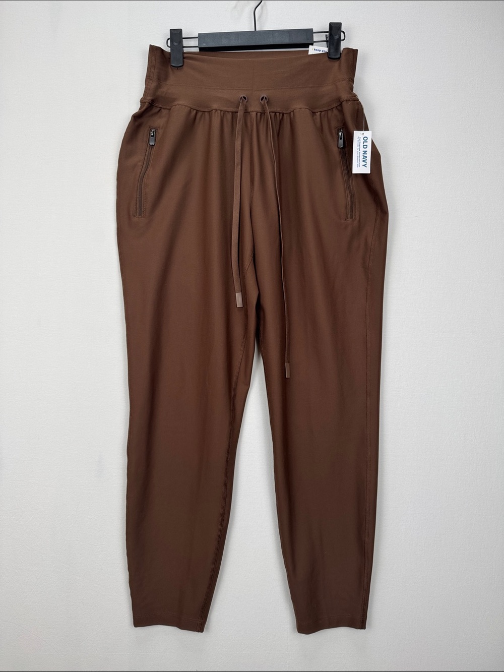 Old Navy Active Powersoft High Rise Jogger Pants Women Small NWT Brown